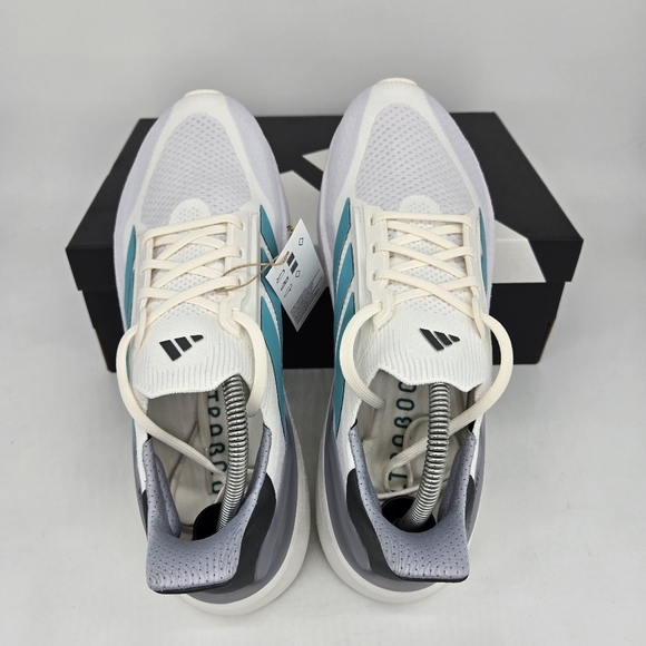 New Adidas UltraBoost 5X White Pure Teal JI3244 Men\'s Running Shoes Size 10 main image 6
